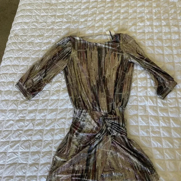Ba&sh metallic Salina dress - Picture 7 of 14
